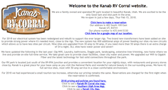 Desktop Screenshot of kanabrvcorral.com